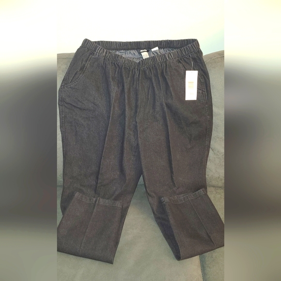 ⚘NWT⚘🖤Alia Women's Black Plus Size Pull On Pants: Size 18W🖤 - Picture 1 of 5
